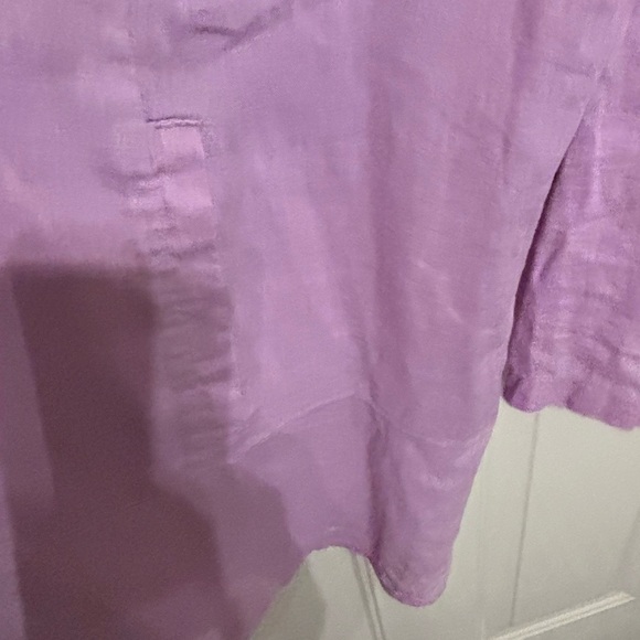 Soft Surroundings Purple Linen Tunic - Picture 5 of 9